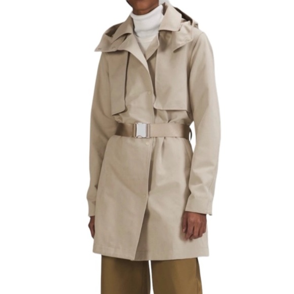 LULULEMON Athletica Always There Short Trench Coat, RWLI, Size 12 - Picture 1 of 6